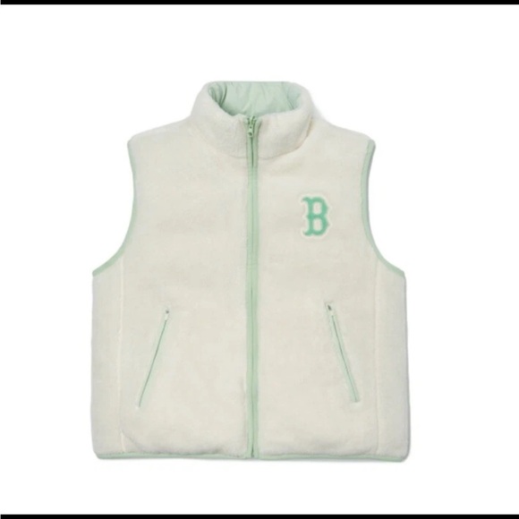 MLB Jackets & Blazers - MLB BASIC FLEECE REVERSIBLE PADDED VEST BOSTON RED SOX
